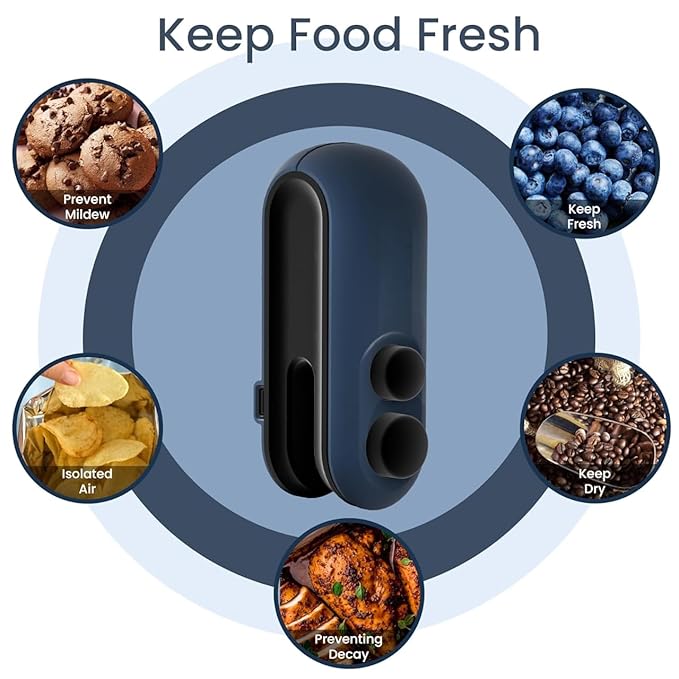 🍟 FreshLock™ | Portable Mini Tool for Indian Kitchens – Seal Chips, Snacks, Roti & More | Portable Heat Sealing Tool for Fresh Storage